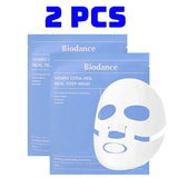 10Pcs Bio-Collagen Face Mask Firming Nourish Brightening Soft Gel Split Mask Shrink Pores Deep Hydrating Night Moisturized Masks