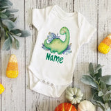 Personalized Monkey with Name Baby Jumpsuit Baby
