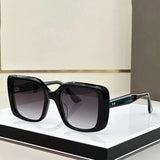 Brand Designer Sunglasses Mens Gradient Oversized Big Acetate Frame Trendy Thick Rectangle Sun Glasses