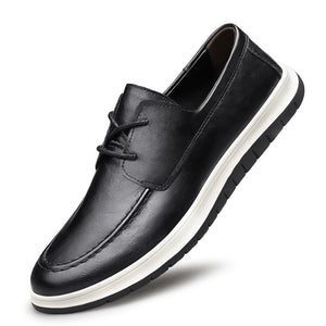 Mens Genuine Leather Shoes Senior Business Shoes New Fashion Casual Wedding Party Shoes Lace Up Warm Plush Mans Oxford Footwear