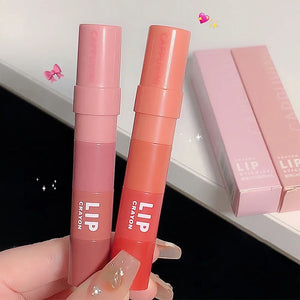 Matte Lipstick Pen 4 Colors In 1 Nude Pink Matte Lip Gloss Waterproof Long Lasting Lipstick