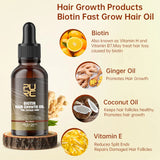 PURC Biotin Hair Shampoo Conditioner for Men Women Scalp Treatment Cleaning Hair Root Nourish Smooth Hair Oil Care Products Set