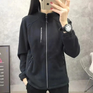 Autumn Winter Clothes Coat Slim Women Sweatshirt