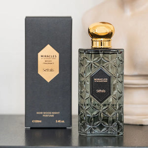 Séfralls NOIR WOOD NIGHT PERFUME WOODY FRAGRANCE 100ml/3.4fl.oz Scent Woody Luxury Men's Perfumes Fresh Long Lasting
