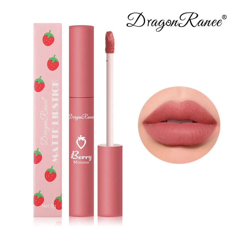 Liquid Lipstick Sexy Long Lasting Lipgloss Moisturizing Matte Velvet Lip Glaze Waterproof Non-marking Natural Lips Makeup Tint