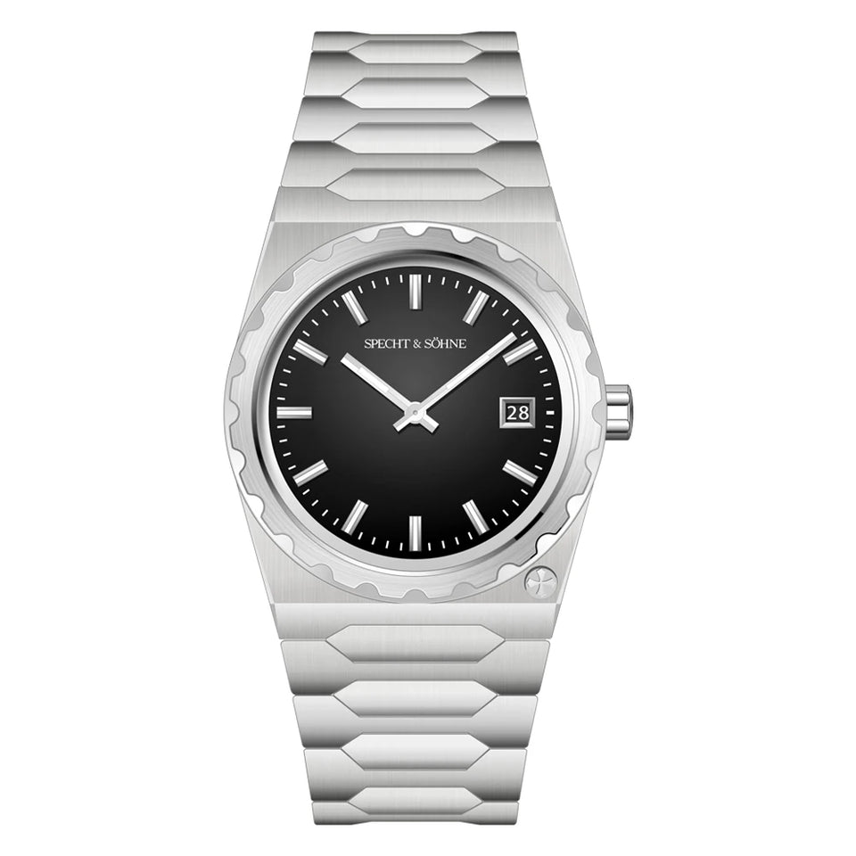 2024 New Arrivals Specht & Söhne Luxury 37MM Quartz Watch For Men Super Slim Stainless Steel Sapphire Crystal 50M Waterproof