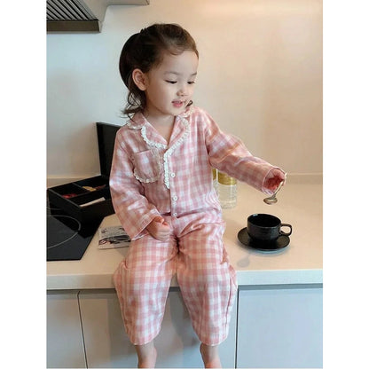 Pajamas Sets Spring Autumn Girl Two Pieces Baby