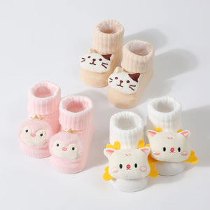 Baby Soft Prewalker Knitted Sock For Girls Boys Infant Knitting Hairband Socks