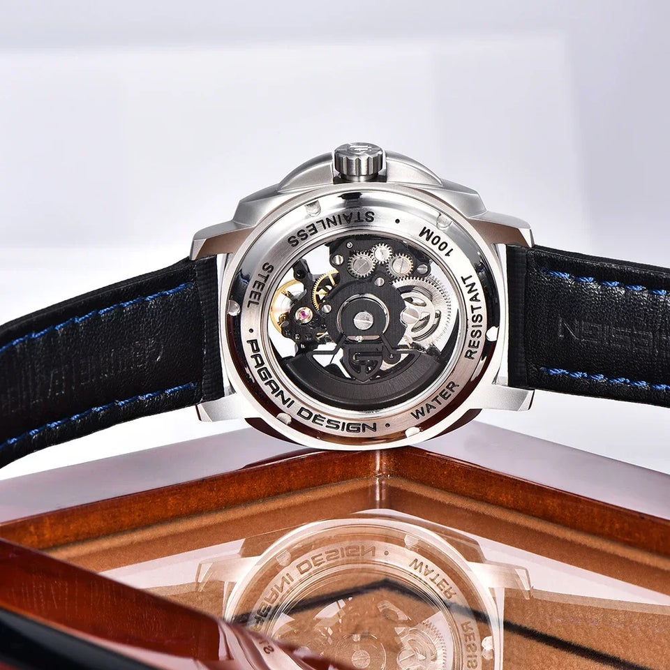 PAGANI DESIGN 2024 New 40MM Men Mechanical Watch Luxury Sapphire Glass Automatic Watch 100M Waterproof Luminous Watch for Men