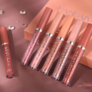 Set of 6 NonStick Cup Liquid lipstick , Long-Lasting Lip Gloss