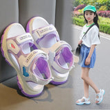 Girls' Sandals  New Summer Big Kids Beach Fashion Sports Soft Soled