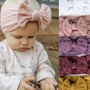 Baby Girl Headband Infant Hair Accessories Bows Newborn Headwear Rabbit Ear Elastic