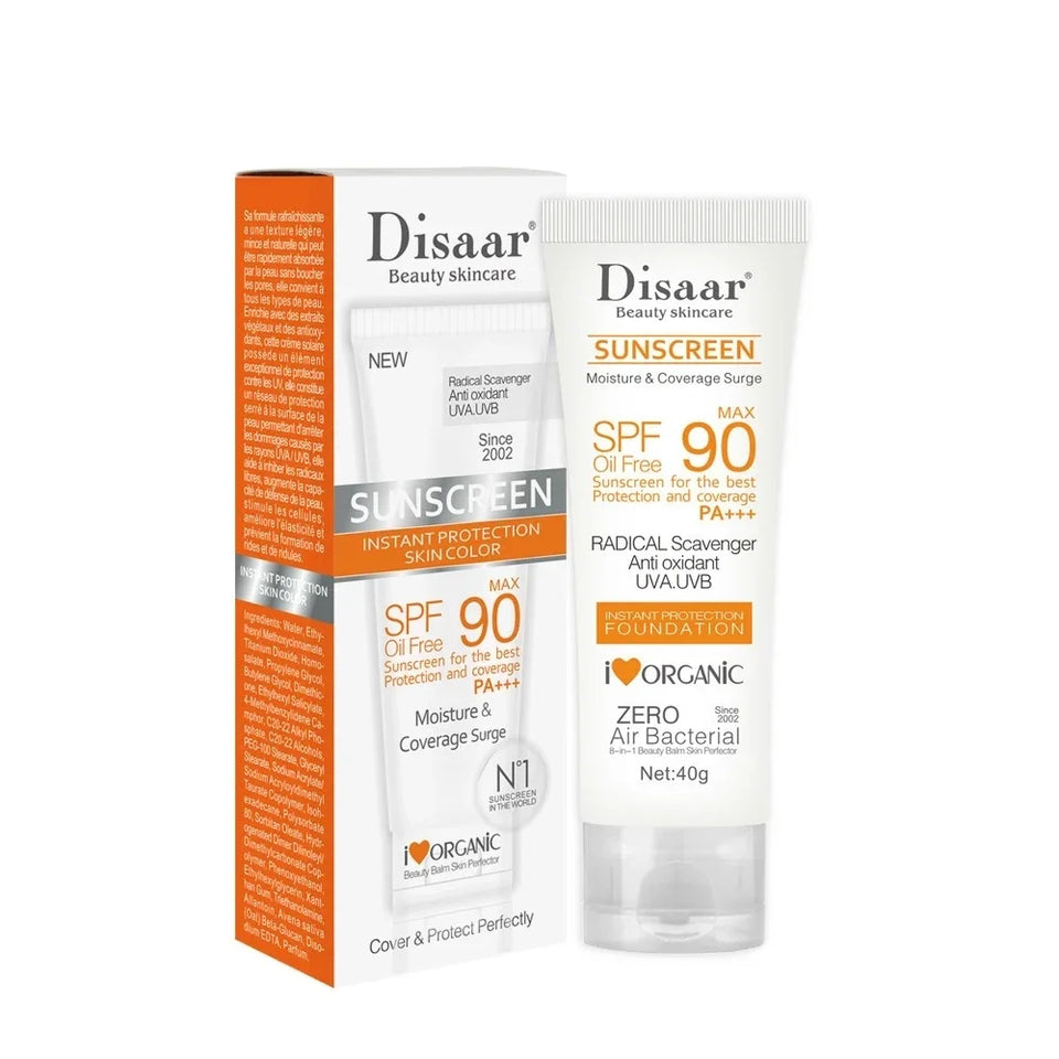 Facial Body Sunscreen Whitening Sun Cream SPF 90 Moisturizing Anti-Aging Oil-control Dust Oil Control Reduce Melanin Skin Care
