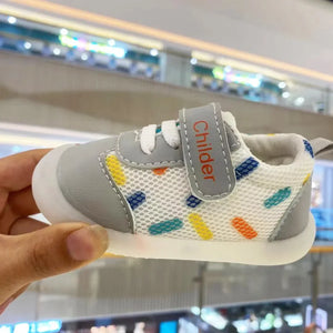 2024 New 2024 Spring and Fall New Season Models Boys Toddler Shoes Girls Soft Sole Mesh Breathable Single Shoes