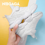 Girls Shoes  White Shoe Casual Running kids Anti-Slip Soft Sole Sneakers Children