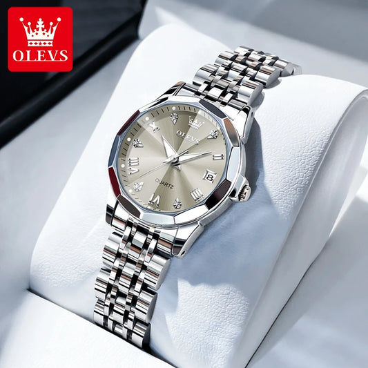 OLEVS Elegant Fashion Women's Watches Luxury Brand Original Quartz Watch