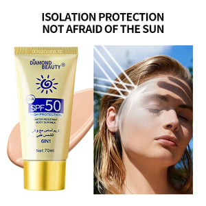 Sunscreen Cream SPF50 Anti Sun Skin Protective Lighting Refresh Oil-control Moisturizer Brighten Facial Bleaching Body Sunblock