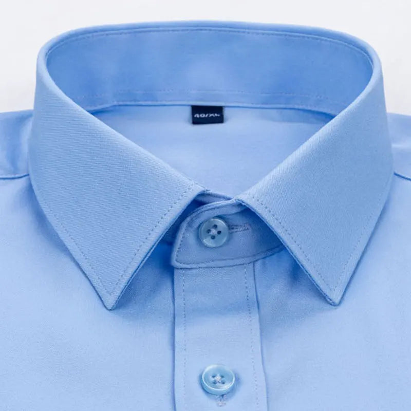 Men's Elastic Spring And Autumn New long Sleeve Shirt