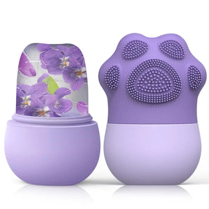 Silicone Ice Facial Roller Face Lifting Contouring Tools Ice Cube Cooling Facial Edema Eye Body Massager Beauty Skin Care Tools