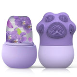 Silicone Ice Facial Roller Face Lifting Contouring Tools Ice Cube Cooling Facial Edema Eye Body Massager Beauty Skin Care Tools