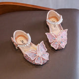 Girls Dress Shoes for Girls Princess Shoes Low Heels Toddler Soft Sole Glitter Shoes