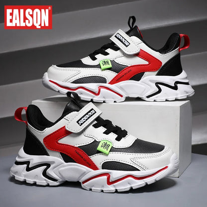 Fashion Children Sneakers Boys Shoes Leather Pu Kids Shoes School Casual