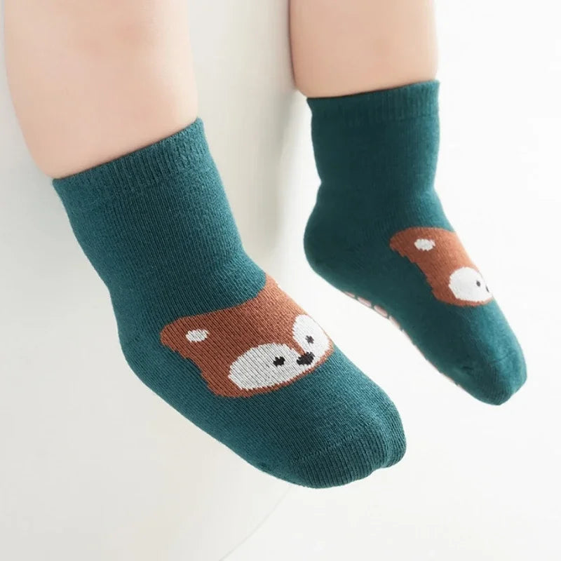 Spring Autumn Sock Baby Boys Girls Anti-Slip Floor Socks