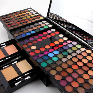 Miss Rose Professional Makeup 194 Color Matte Shimmer Palette Cosmetic Foundation
