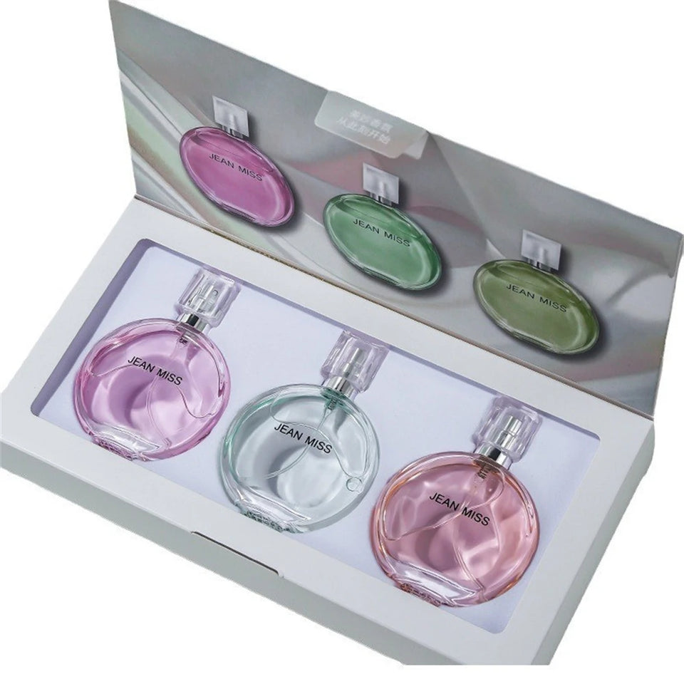 Luxury Brand Perfume Women 90ml Gift Box 3pcs Set Lasting Fragrance Floral Scent Eau De Parfum Pheromone Perfumes Aromatic Water