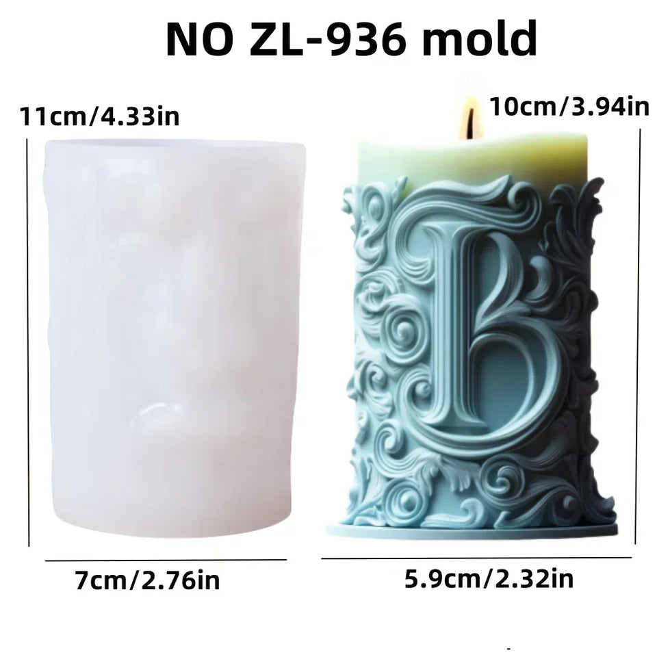 candle silicone mold flower bouquet relief resin mould blooming flower gypsum molds