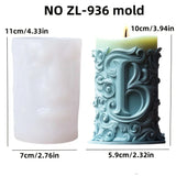 candle silicone mold flower bouquet relief resin mould blooming flower gypsum molds
