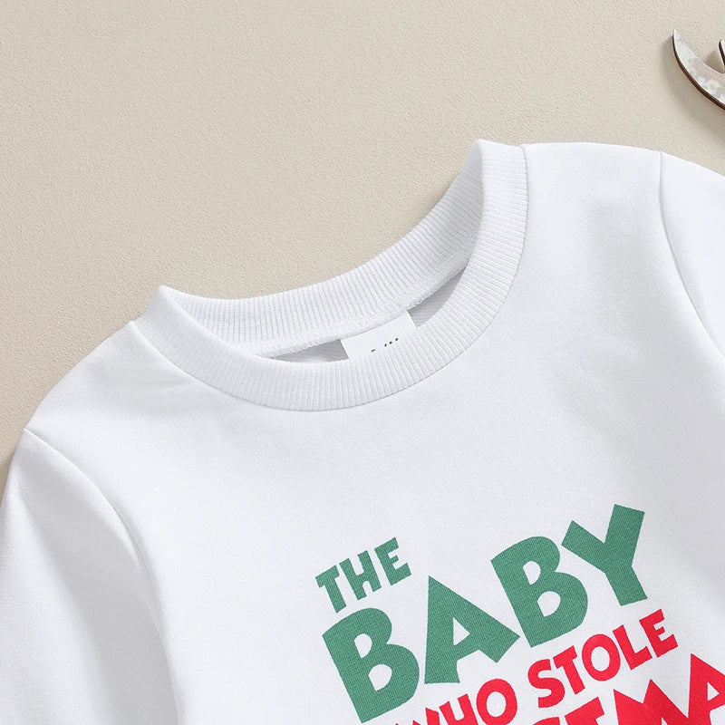 3Pcs Baby Thanksgiving Outfits Turkey Print Long Sleeve Top Pants Hat Set Infant Fall Clothes for Boys Girls