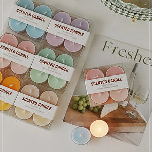 4pcs Handmade Tea Light Scented Candle Aromatherapy Soy Wax Candles