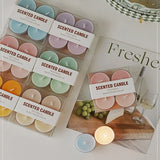 4pcs Handmade Tea Light Scented Candle Aromatherapy Soy Wax Candles