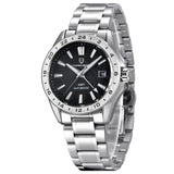 New 39mm Desert Texture Luxury Men Watches GMT Automatic Mechanical Business Dress Sapphire 10Bar Luminous ﻿