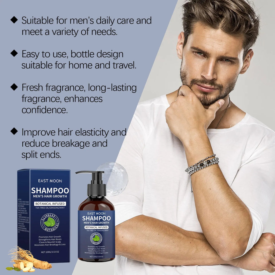 Rosemary Hair Nourishing Shampoo Deep Cleaning improve Nourish Promote Scalp Circulation Reduce Dandruff Men Hair Growth Shampoo