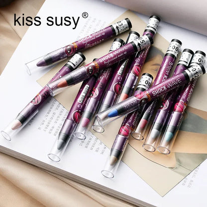 2 In 1 Eyeshadow Lipstick Stick Pencil Waterproof