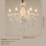 European Crystal Pendent Lamp Candle Lamp Luxury Art Living Room Restaurant Bedroom