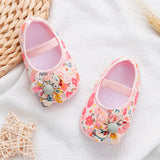 Rainbow Sandals Boys Baby Girls Soft Shoes Walkers Shoes Colorful Flowers Princess