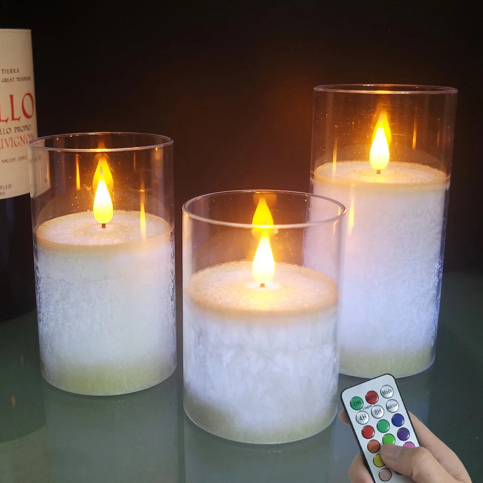 Flameless Pillar Candles