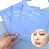 10Pcs Bio-Collagen Face Mask Firming Nourish Brightening Soft Gel Split Mask Shrink Pores Deep Hydrating Night Moisturized Masks