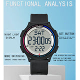 Fashion Digital Movement Teenager Students Hand Clock Trendy Water Resistant Outdoor