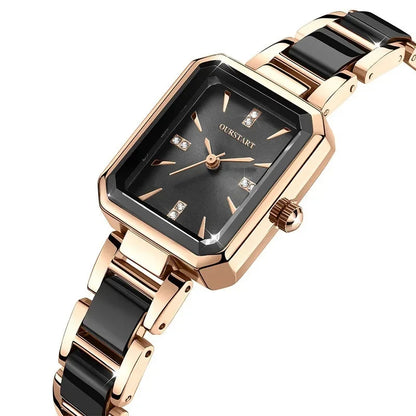 New Fashion Women Watch Versatile Square Dial Quartz Watches Luxury Ladies Gift Wristwatch