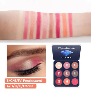 9 Colors Gliltter Eyeshadow Palette Matte Eye Shadow Pallete Shimmer Shine Nude Make Up