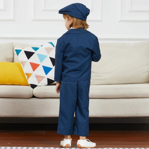 Baby Suit Toddler Boys Tuxedo Kids Formal Wedding Dress Ring Bearer Outfit