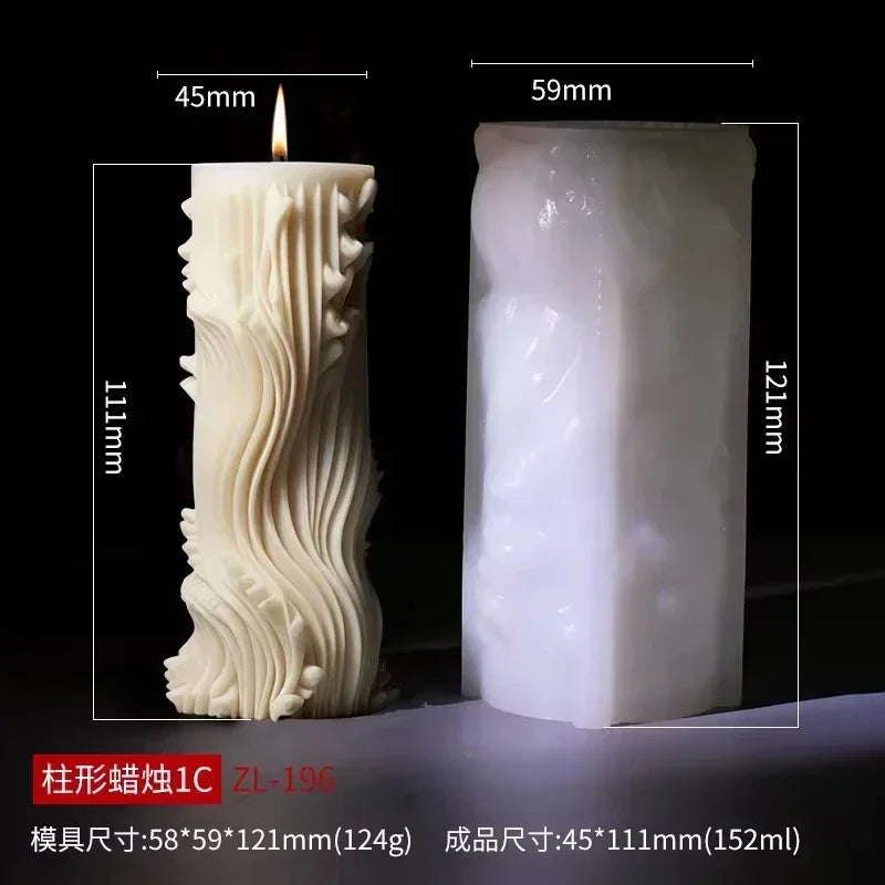 candle silicone mold flower bouquet relief resin mould blooming flower gypsum molds