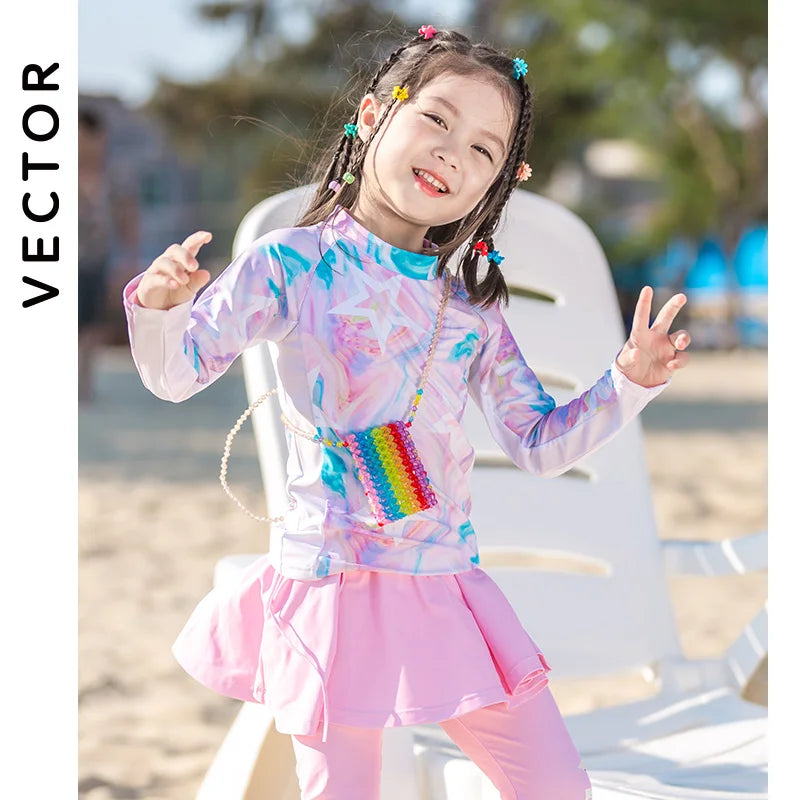 Children's Swimsuit Sunscreen Swimsuit Bikini Breathable Split Suit