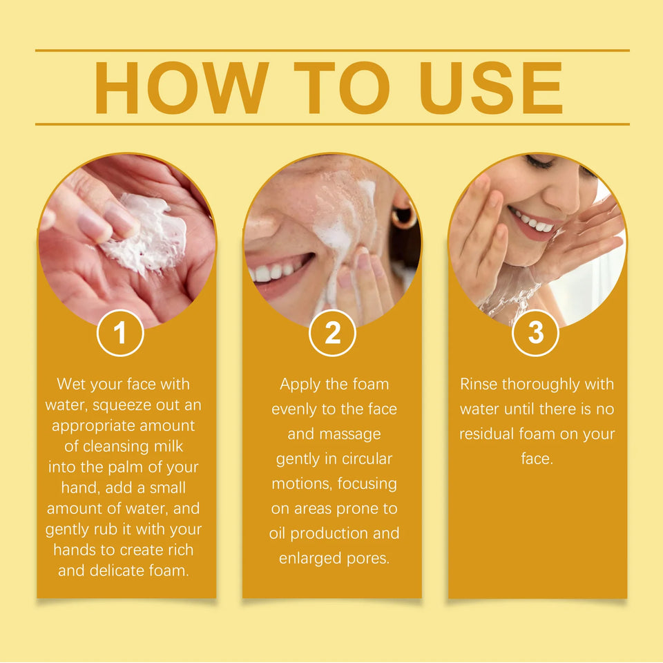 Niacinamide Cleanser Daily Cleanser Deep Cleansing Degrease Improve Oily Facial Cleanser Mild Moisturizing Cleanser