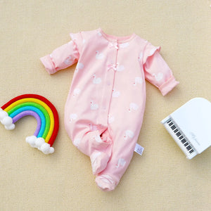 Months cute Baby Rompers Newborn Girls
