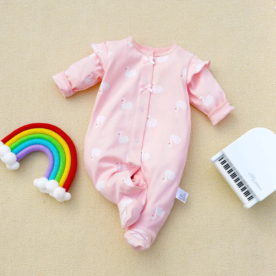 Months cute Baby Rompers Newborn Girls